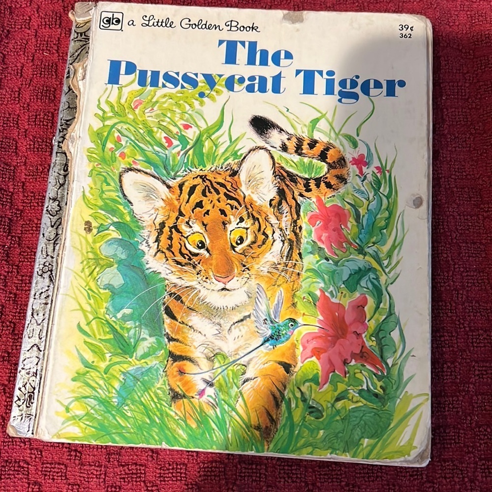 The pussycat Tiger Vintage book